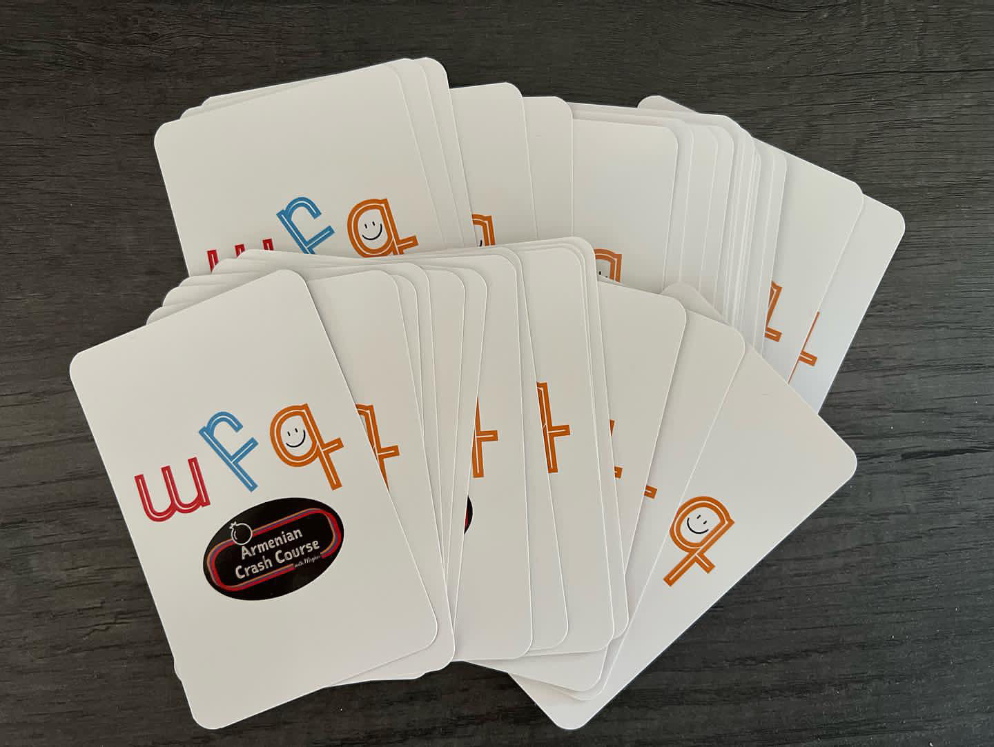 ABC Armenian Alphabet Flashcards