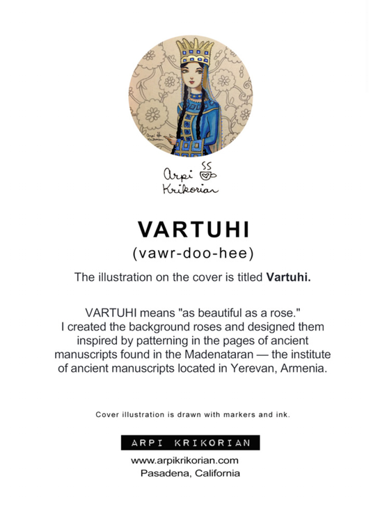 Vartuhi Greeting Card - Arpi Krikorian
