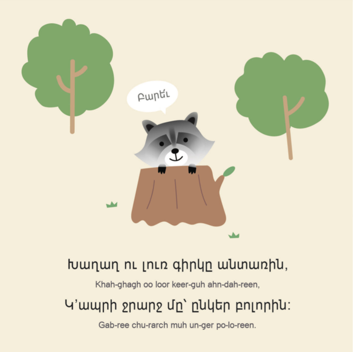 Kind Raccoon - Բարի Ջրարջը