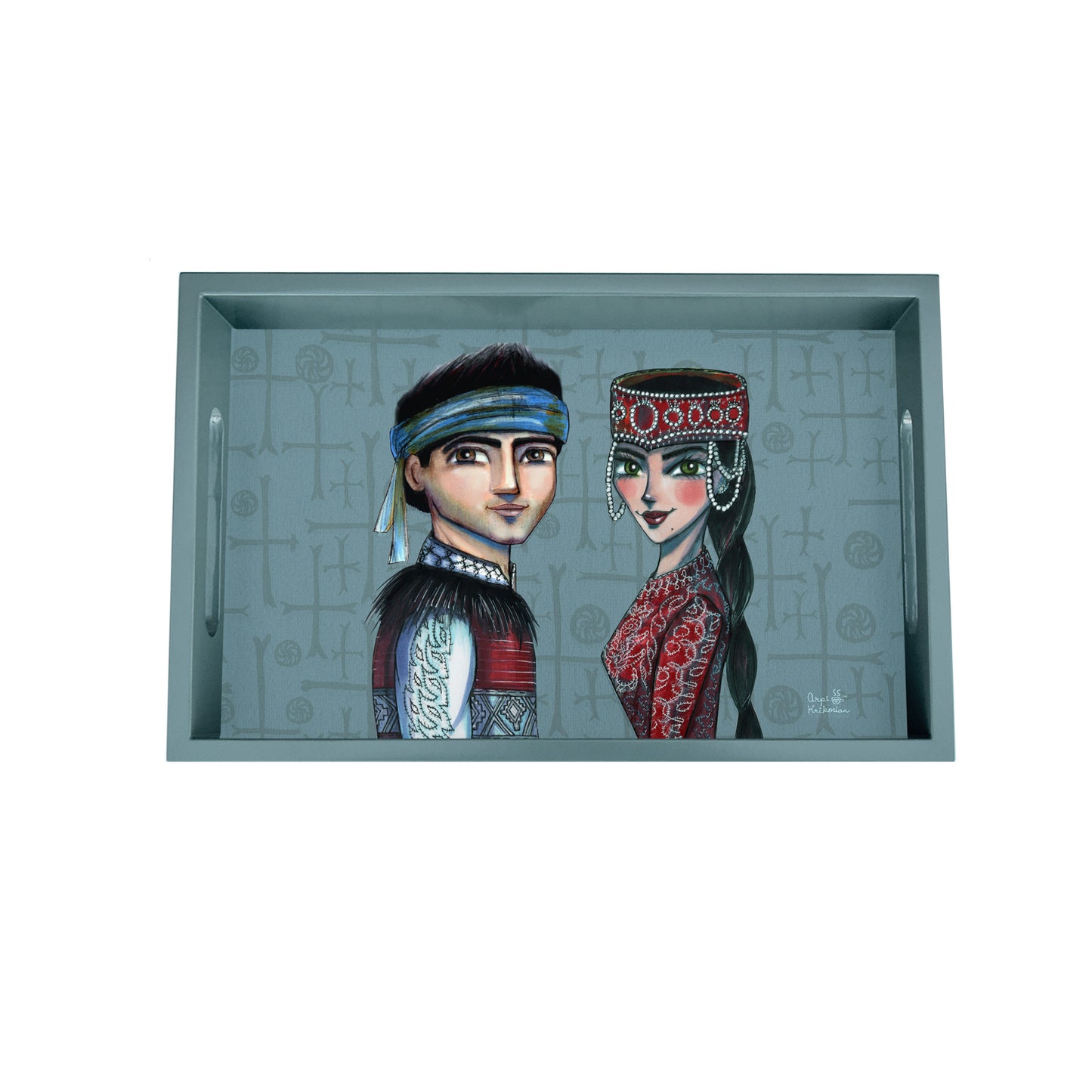 Ani and Shant Serving Tray