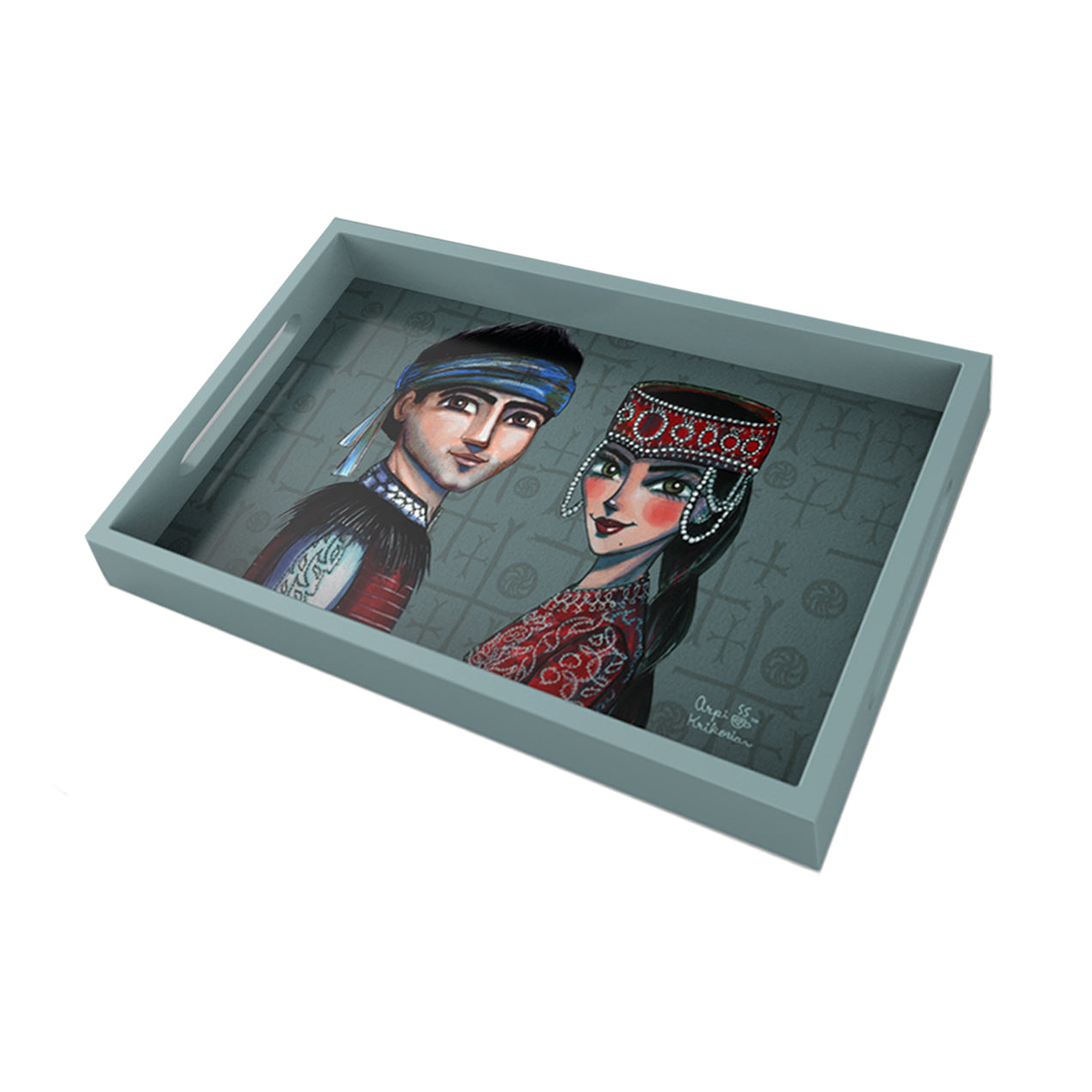 Ani and Shant Serving Tray