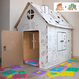 Tun-Tunik Large Armenian Cardboard Coloring Playing House