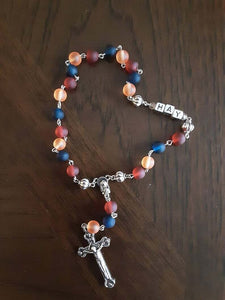 Frosted Glass Armenian Rosary