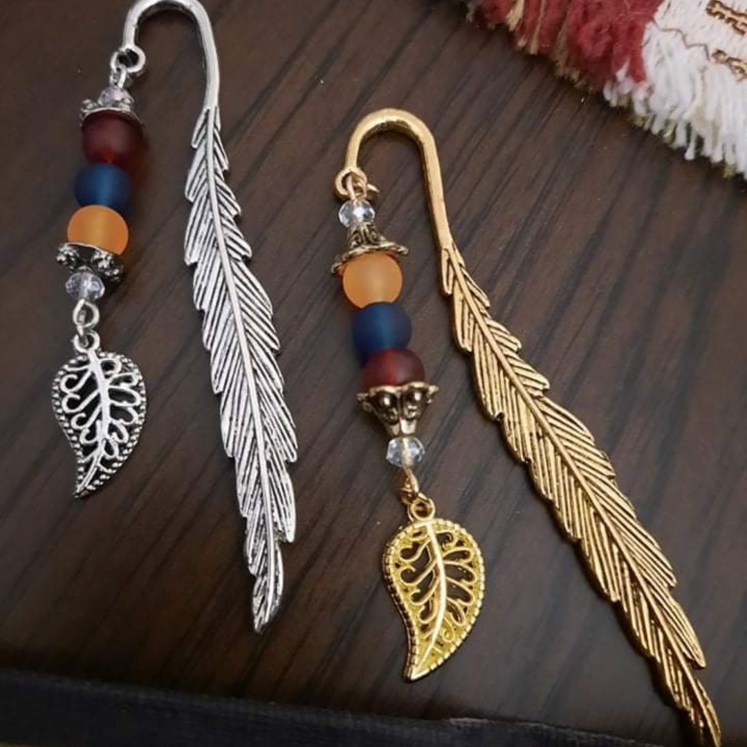Feather Charm Bookmark