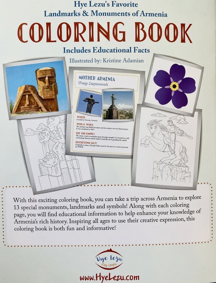 Monuments of Armenia Coloring Book
