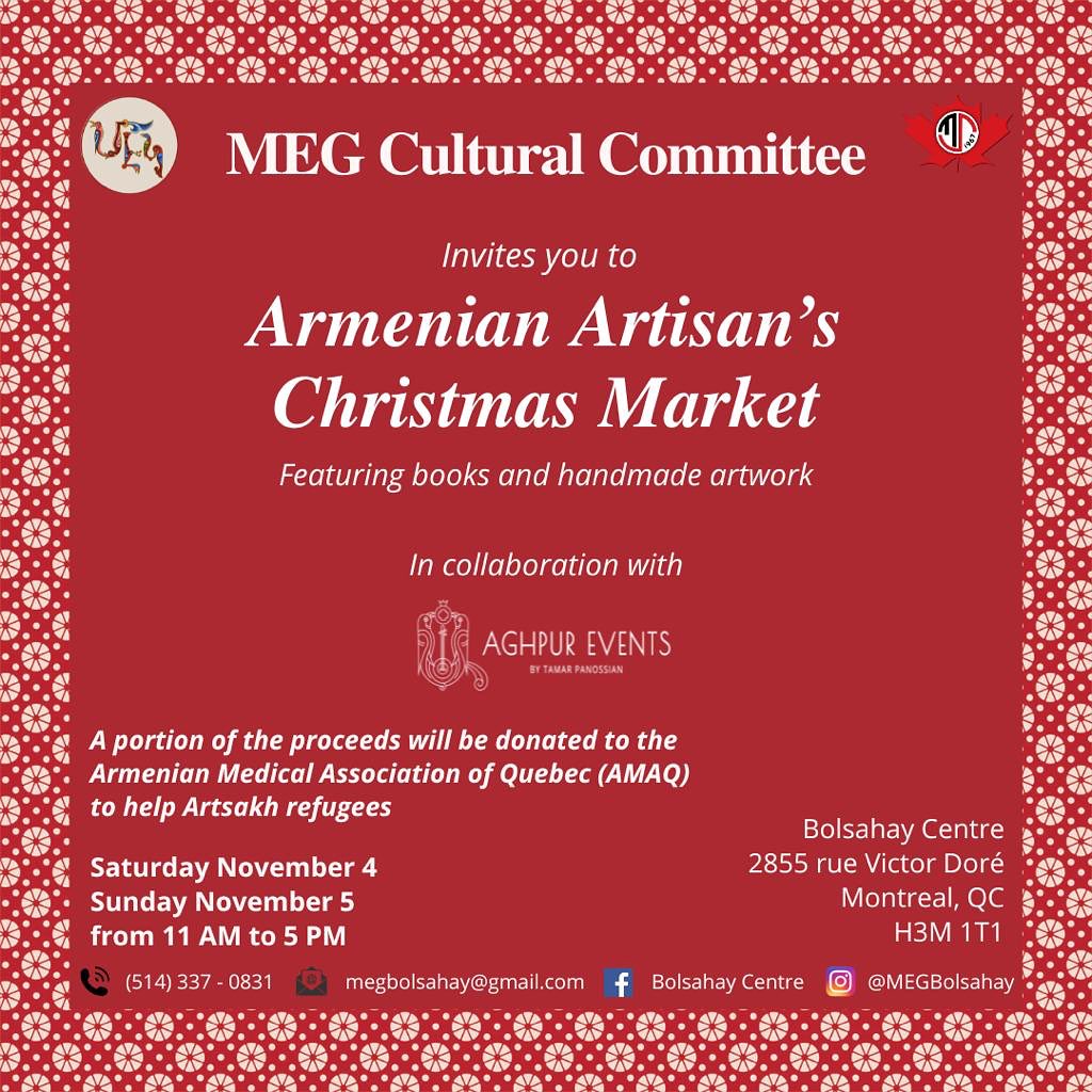 Armenian Artisan's Christmas Market Montreal
