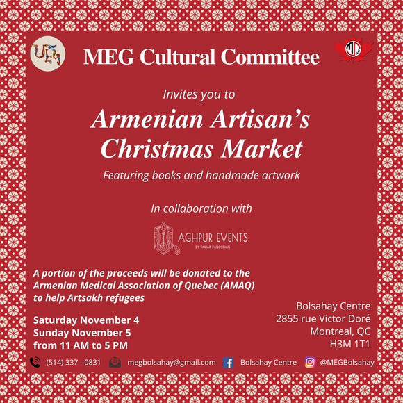 Armenian Artisan's Christmas Market Montreal