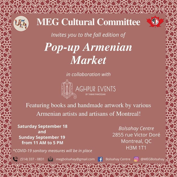 Second Edition of the Pop-Up Armenian Market