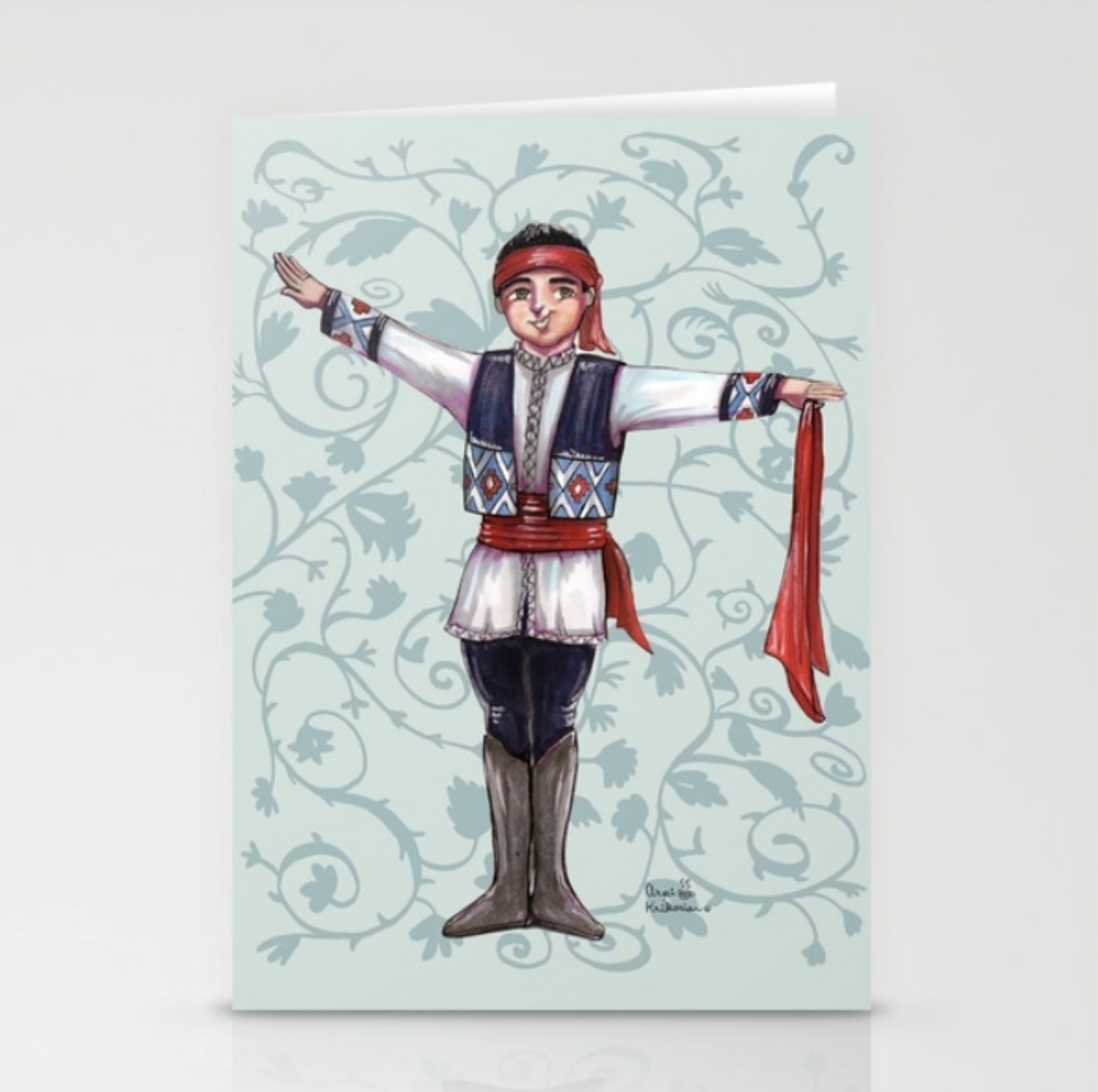 Hrag Greeting Card - Arpi Krikorian