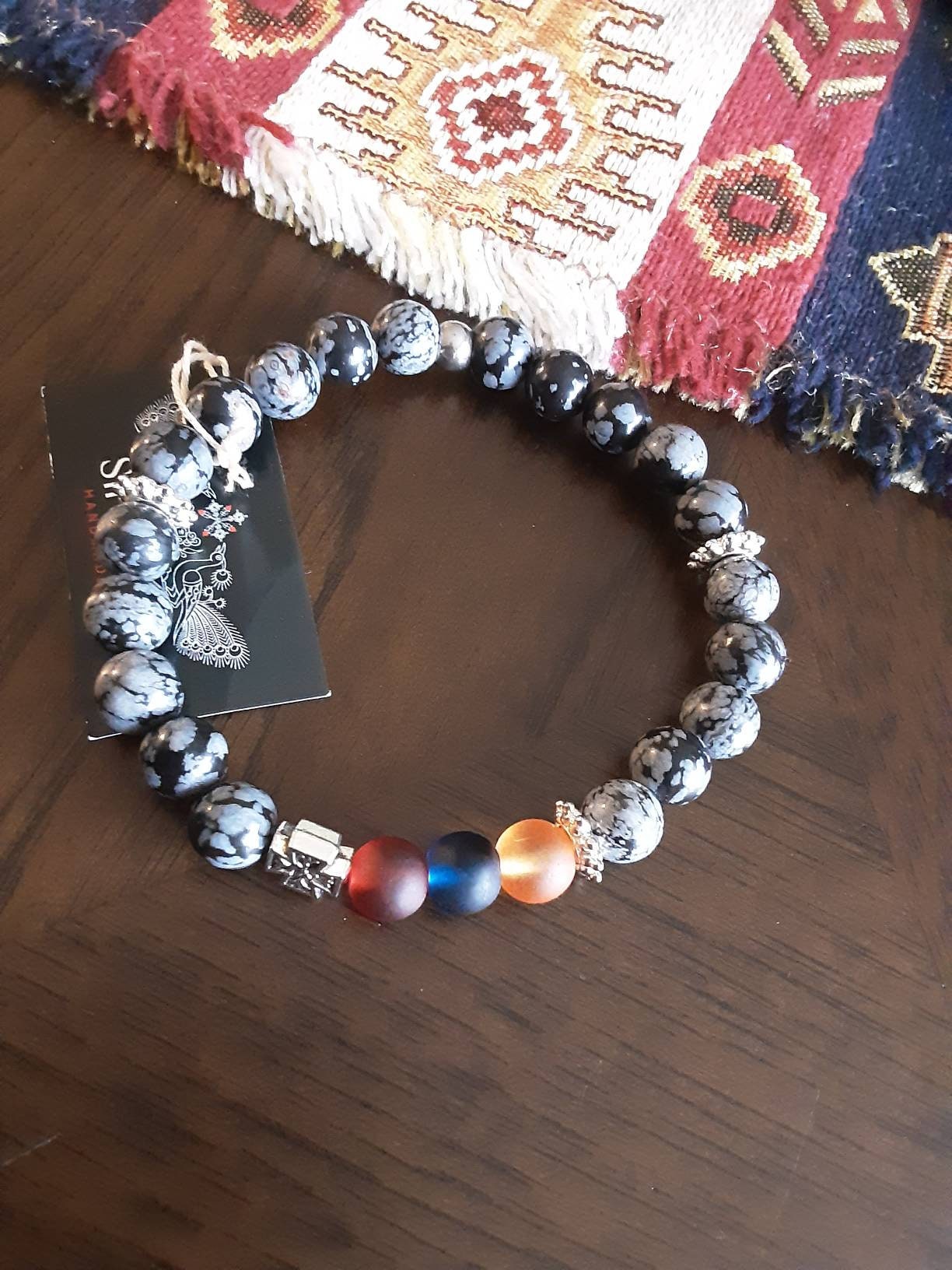 Obsidian Armenian Bracelet