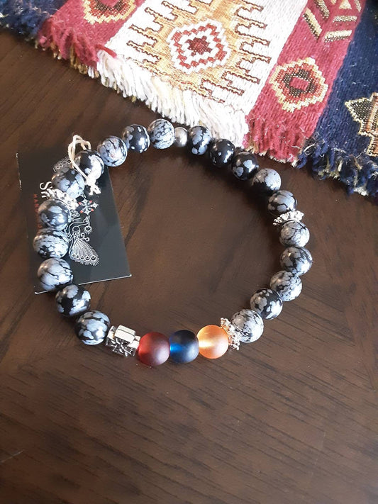 Obsidian Armenian Bracelet