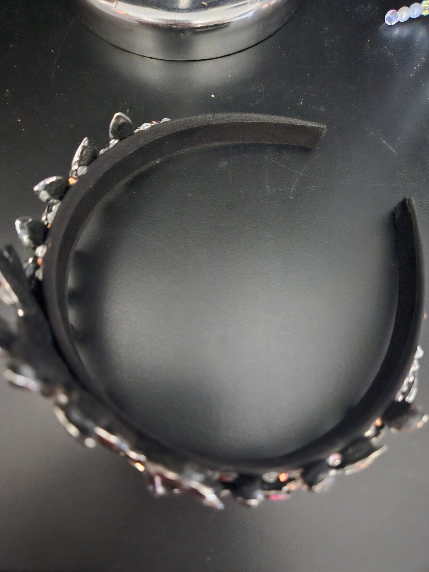 Crystal Floral Statement Tiara