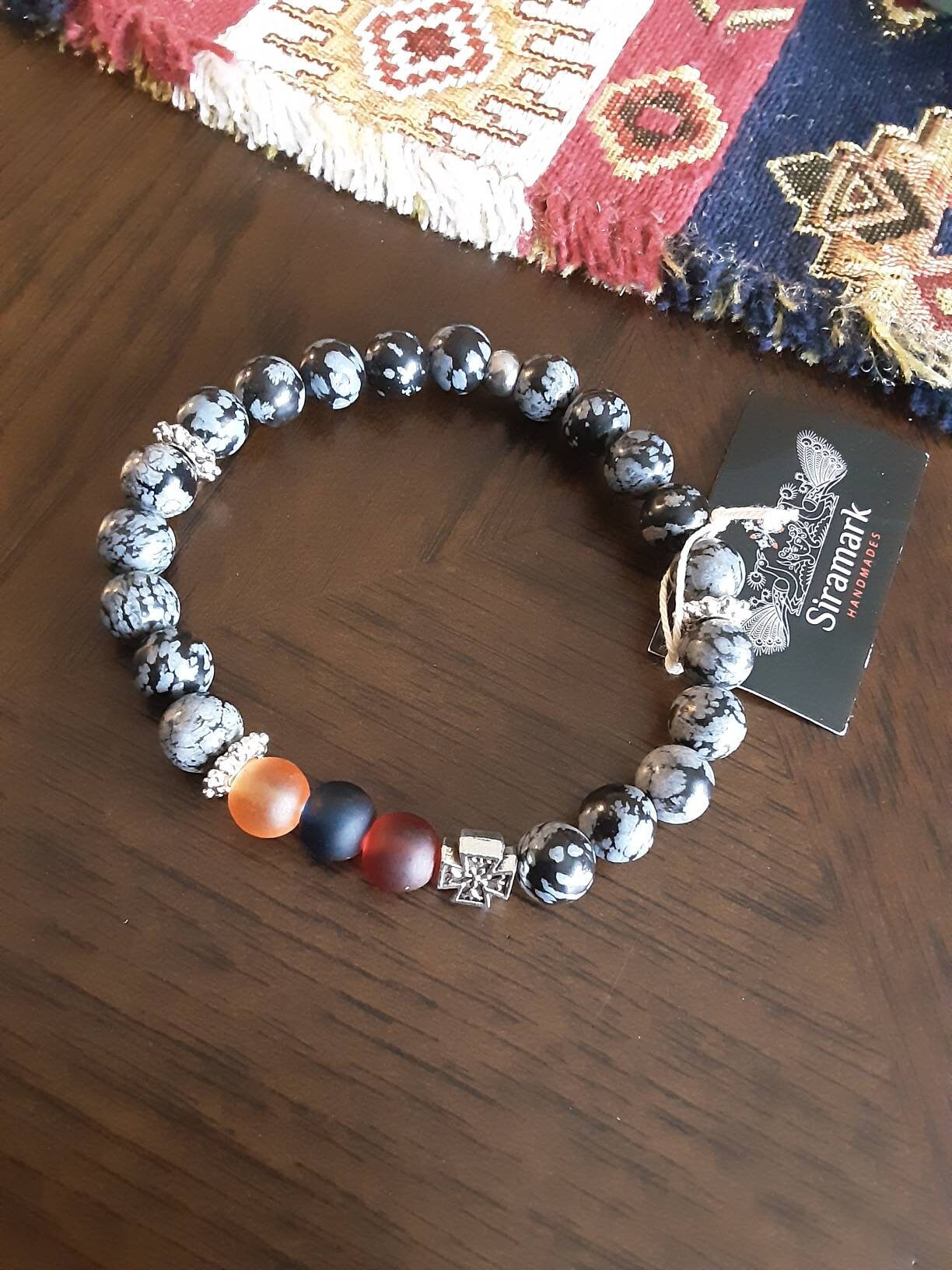 Obsidian Armenian Bracelet