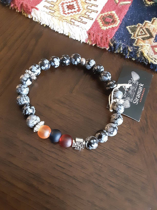 Obsidian Armenian Bracelet