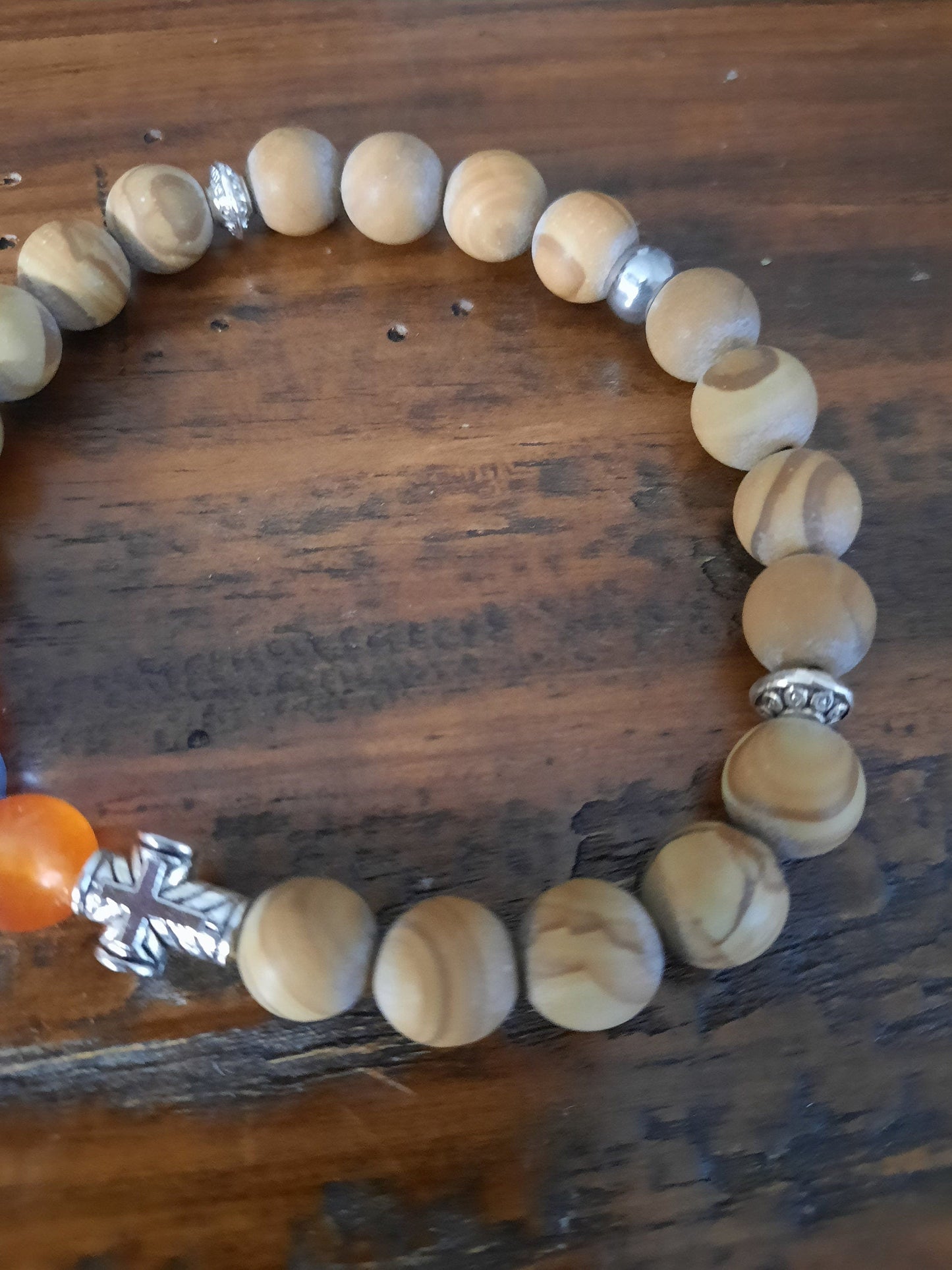 Woodlace Agate Armenian Bracelet