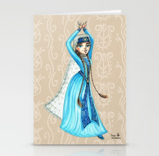 Alique Greeting Card - Arpi Krikorian