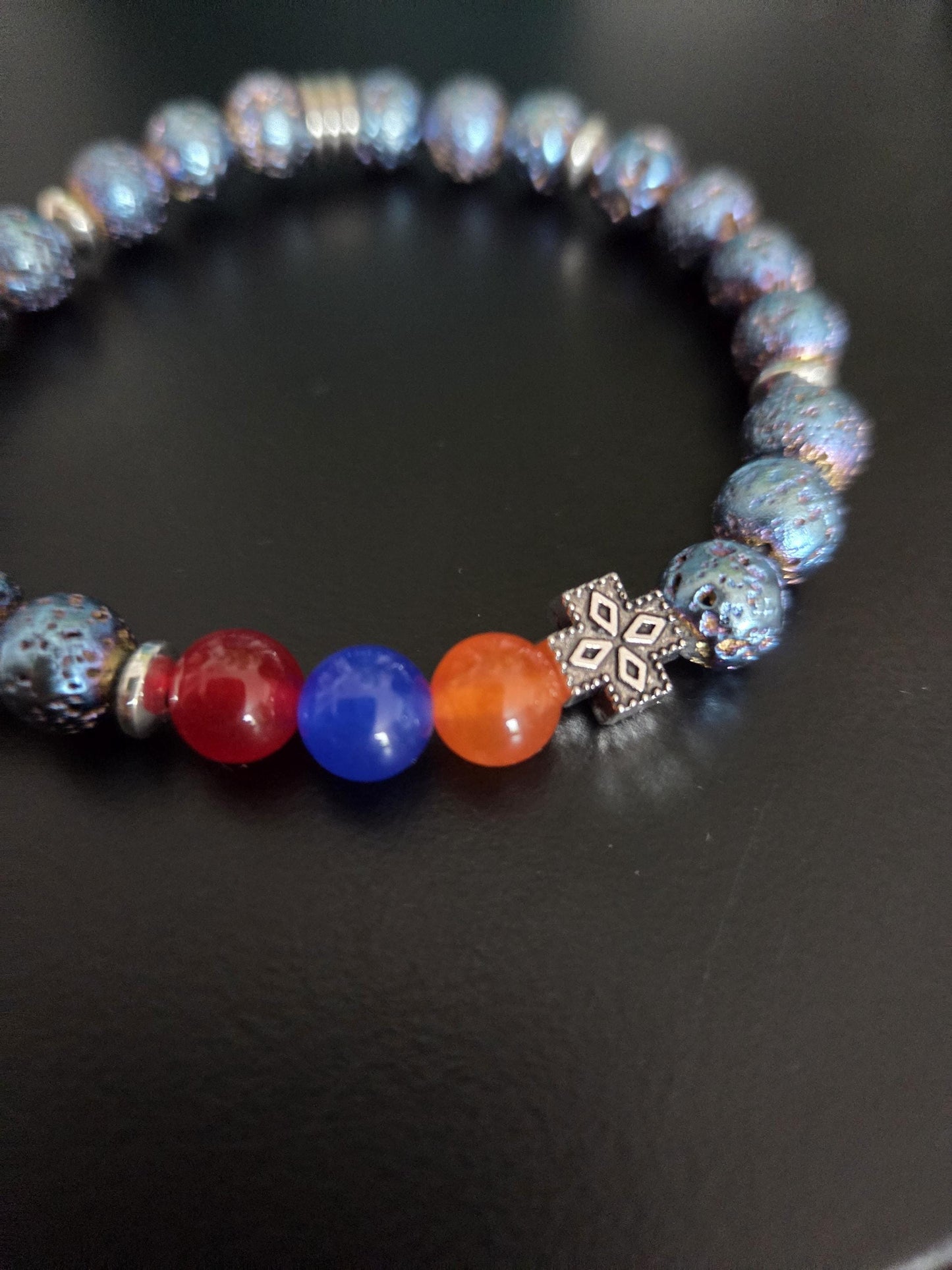 Lava Stone Armenian Bracelet
