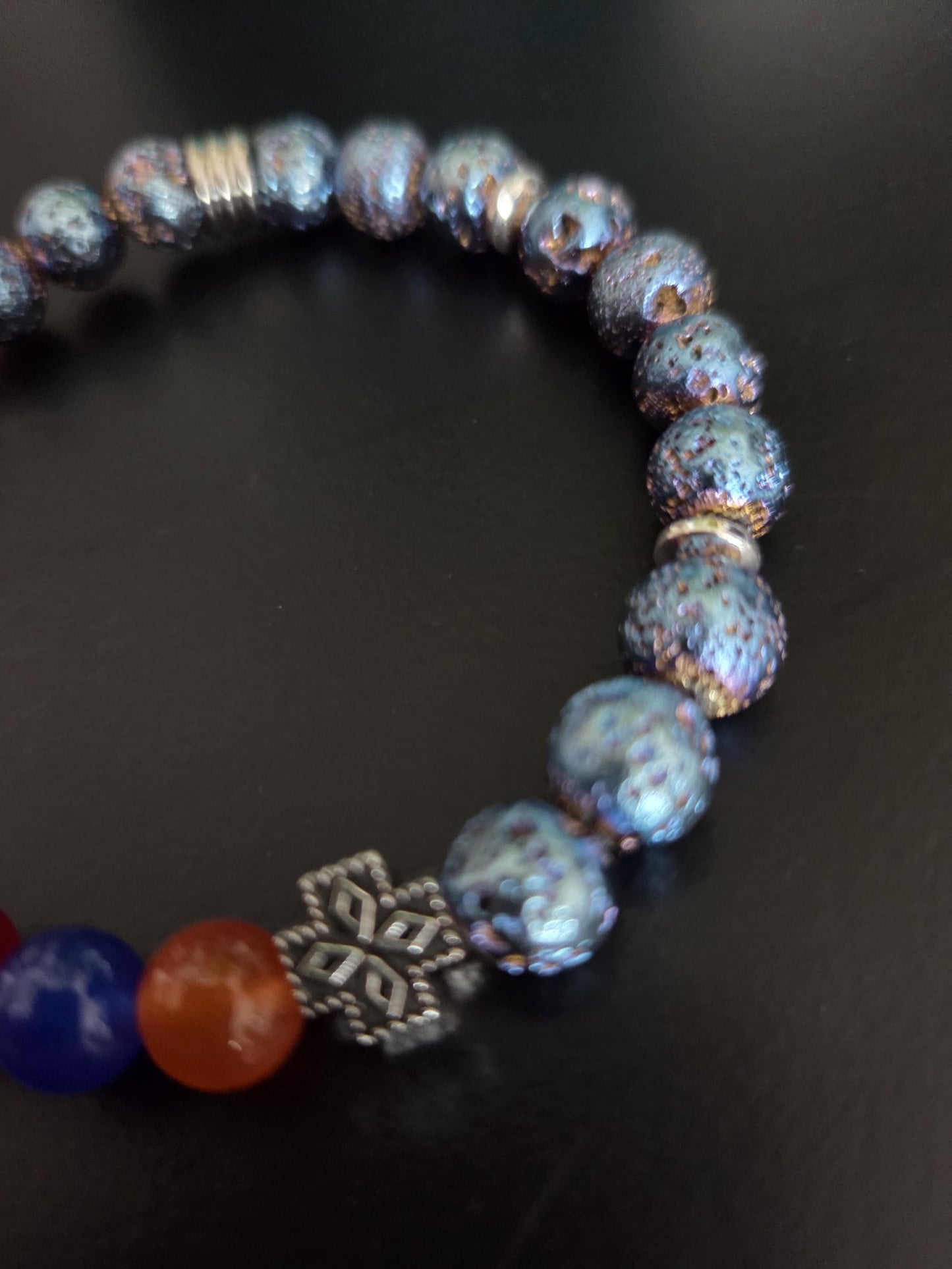 Lava Stone Armenian Bracelet