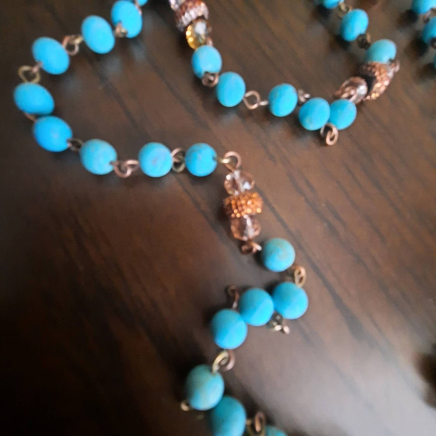 Turquoise And Rose Gold