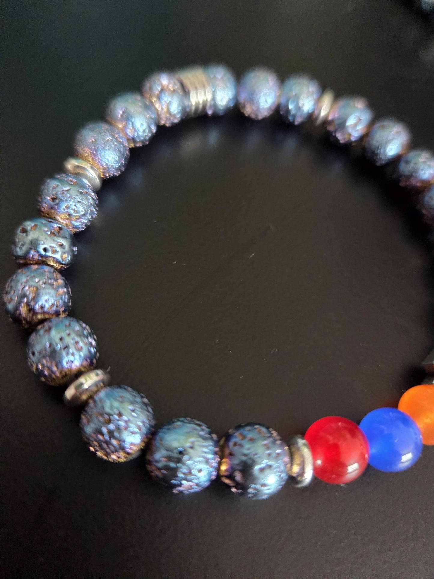 Lava Stone Armenian Bracelet