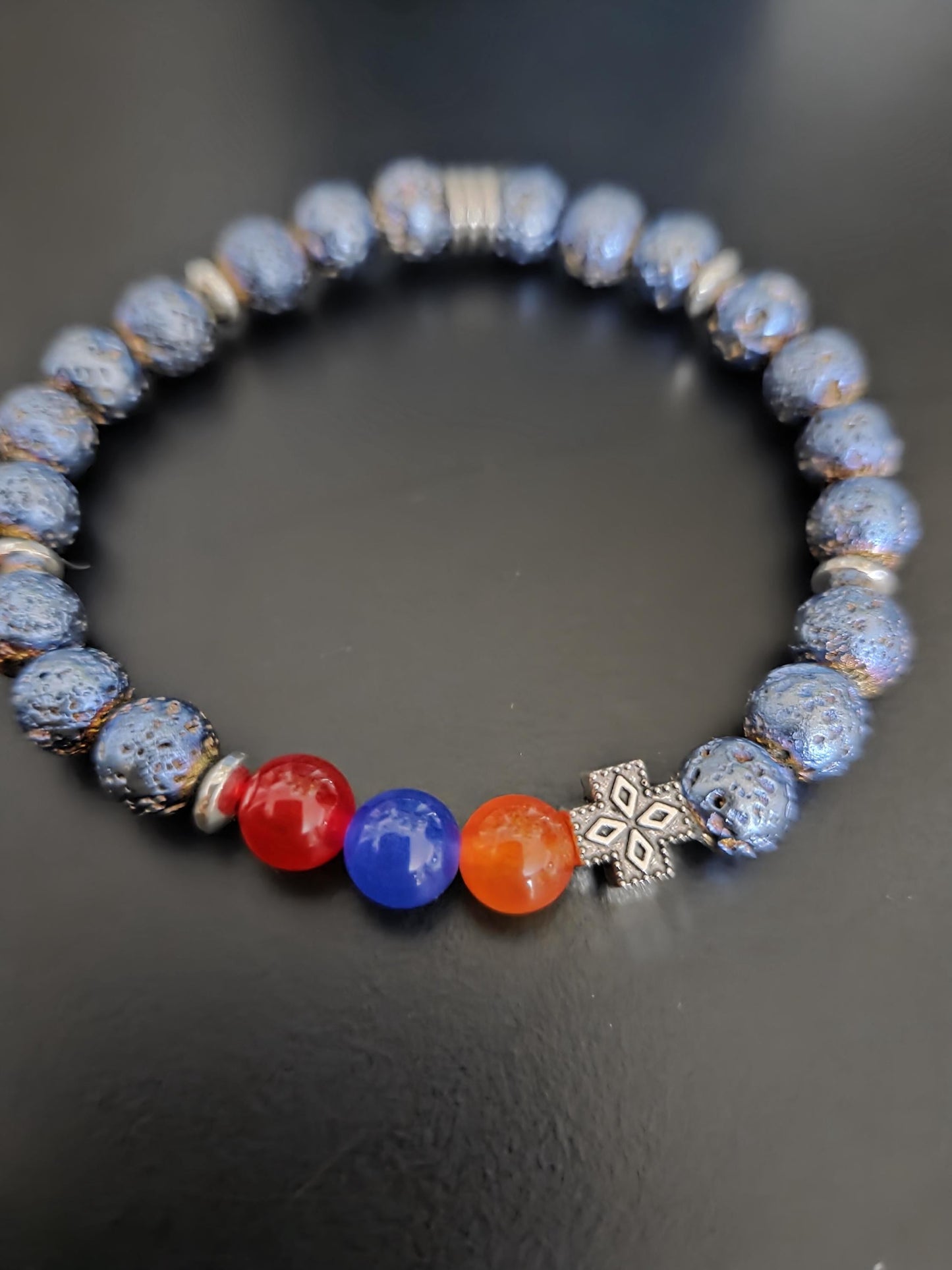 Lava Stone Armenian Bracelet