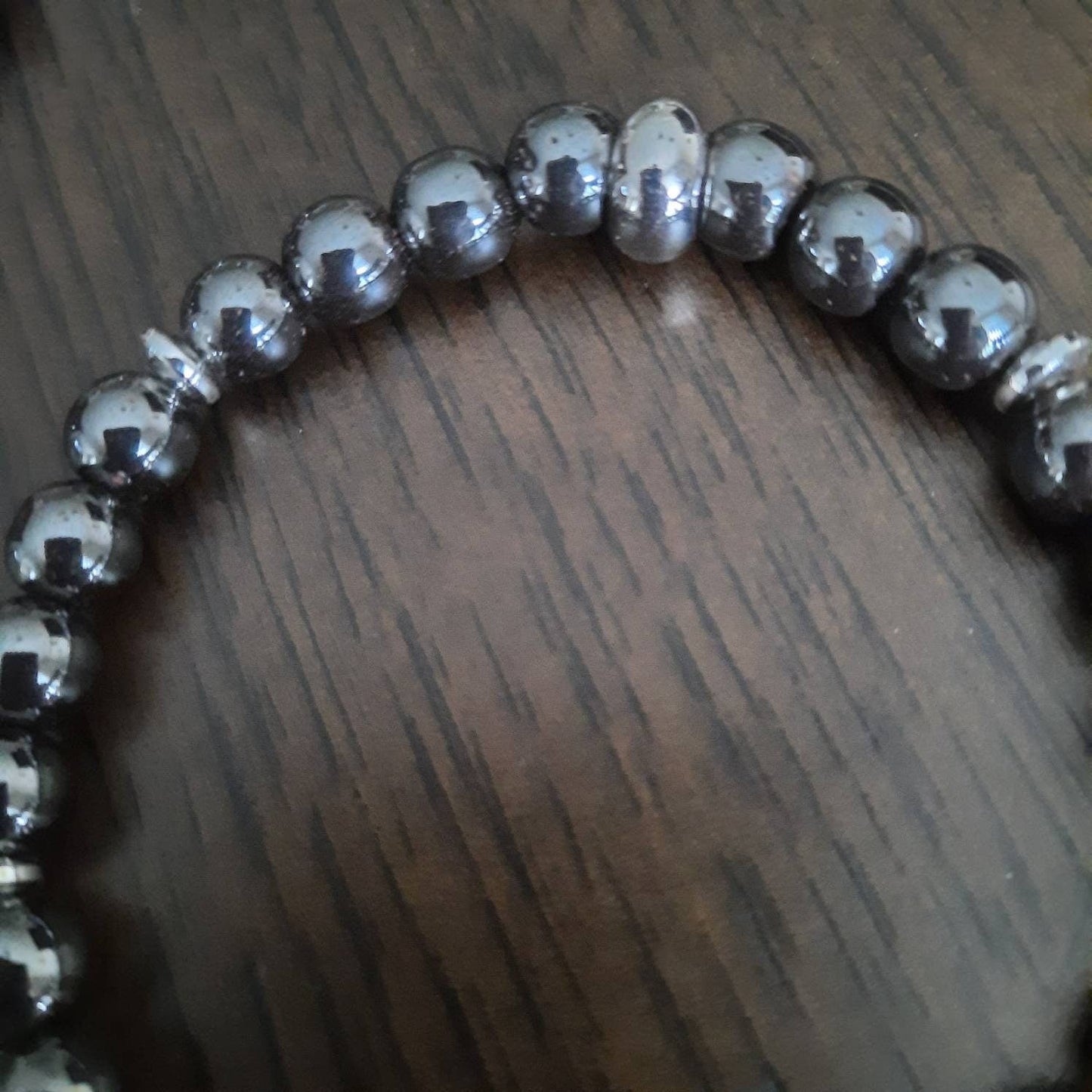 Hematite Gemstone Power Bracelet for Men