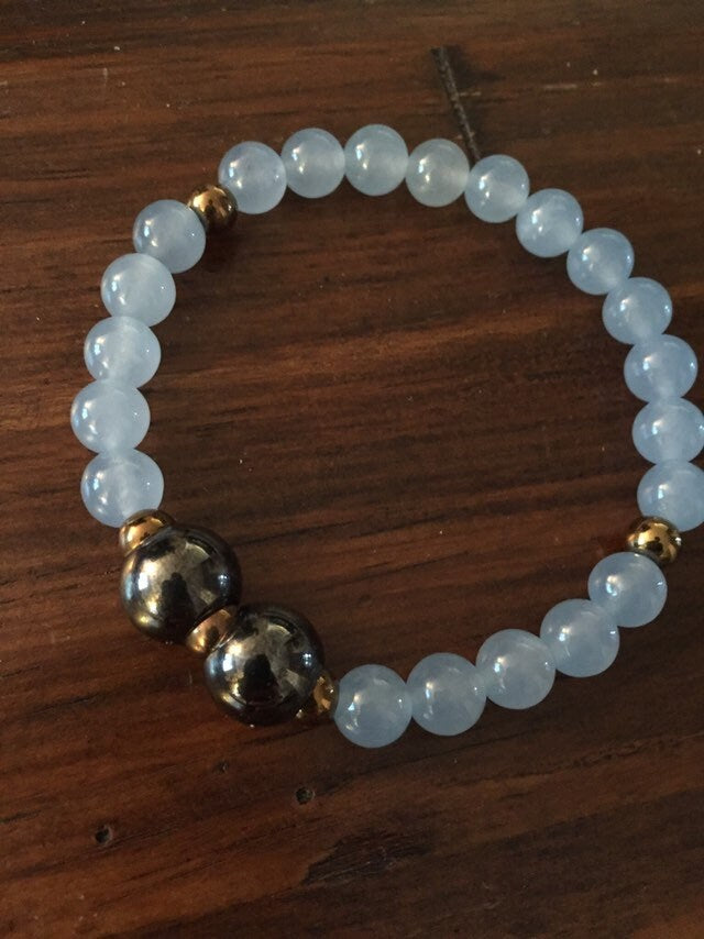Blue Jade Men’s bracelet