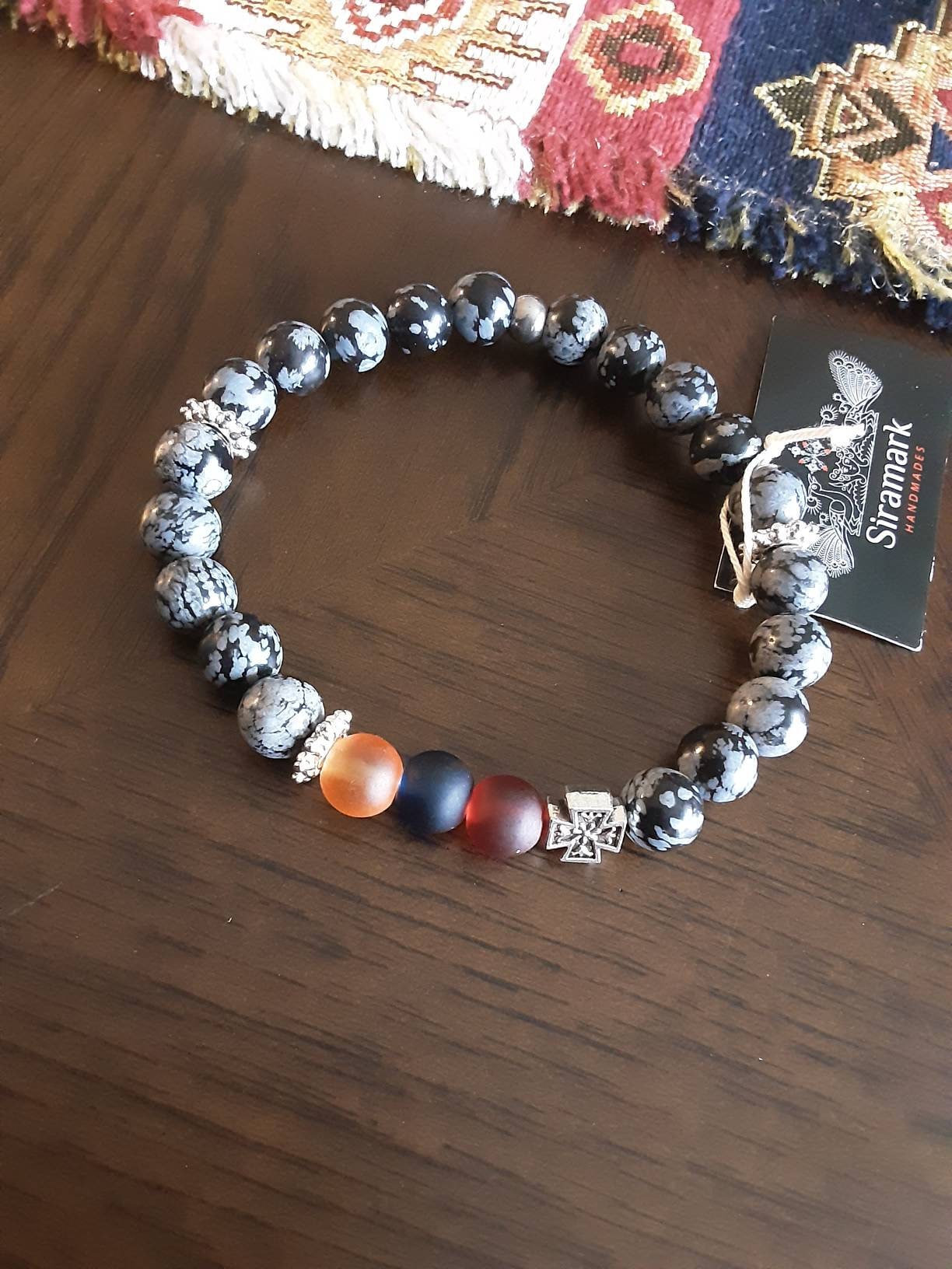 Obsidian Armenian Bracelet