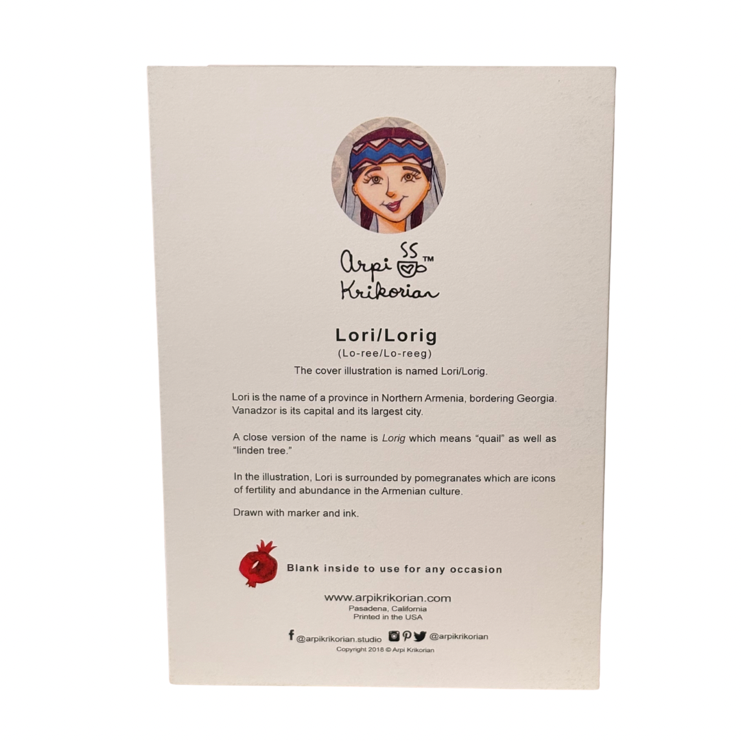 Lori Greeting Card - Arpi Krikorian