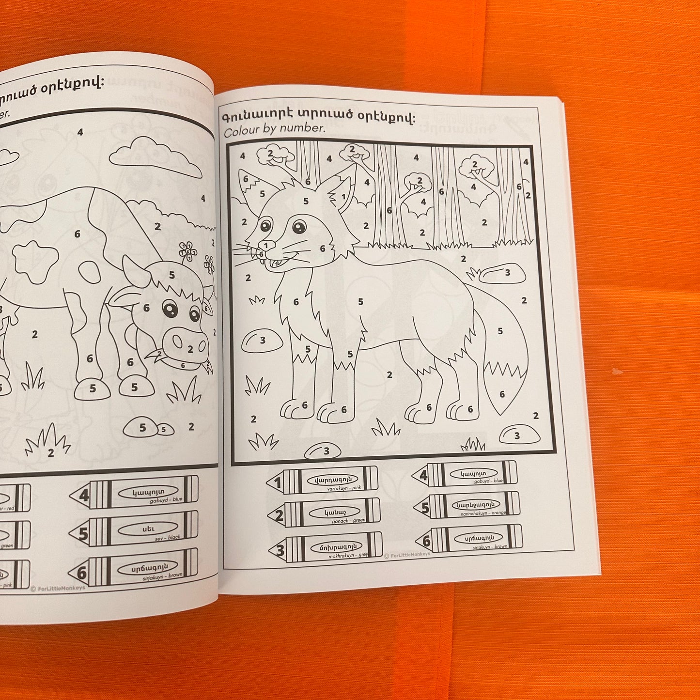 Armenian Number Practice Book