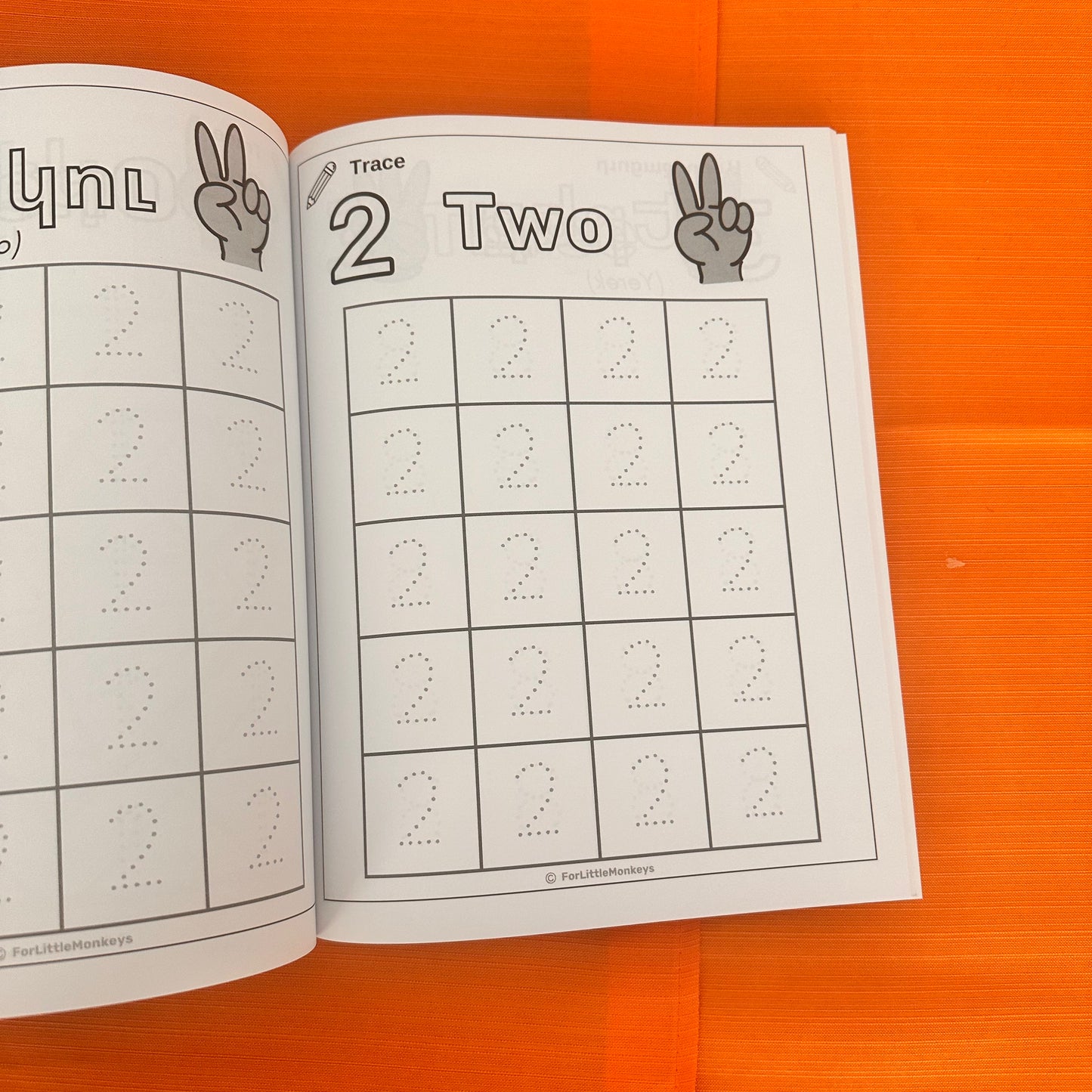 Armenian Number Practice Book