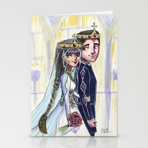 Bride and Groom Greeting Card - Arpi Krikorian