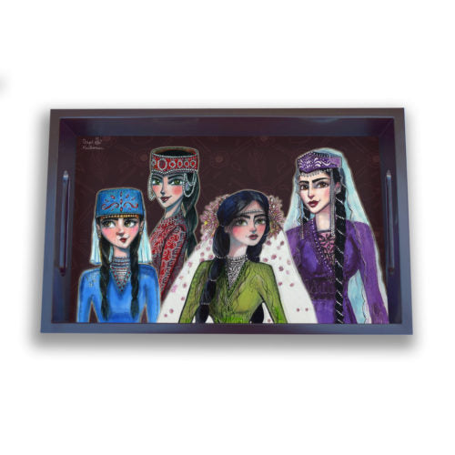Armenian Beauties Serving Tray