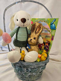 Green Bunny Easter Basket