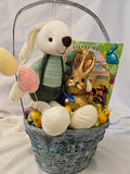 Green Bunny Easter Basket