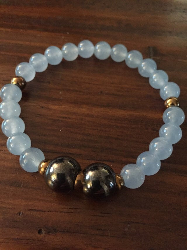 Blue Jade Men’s bracelet