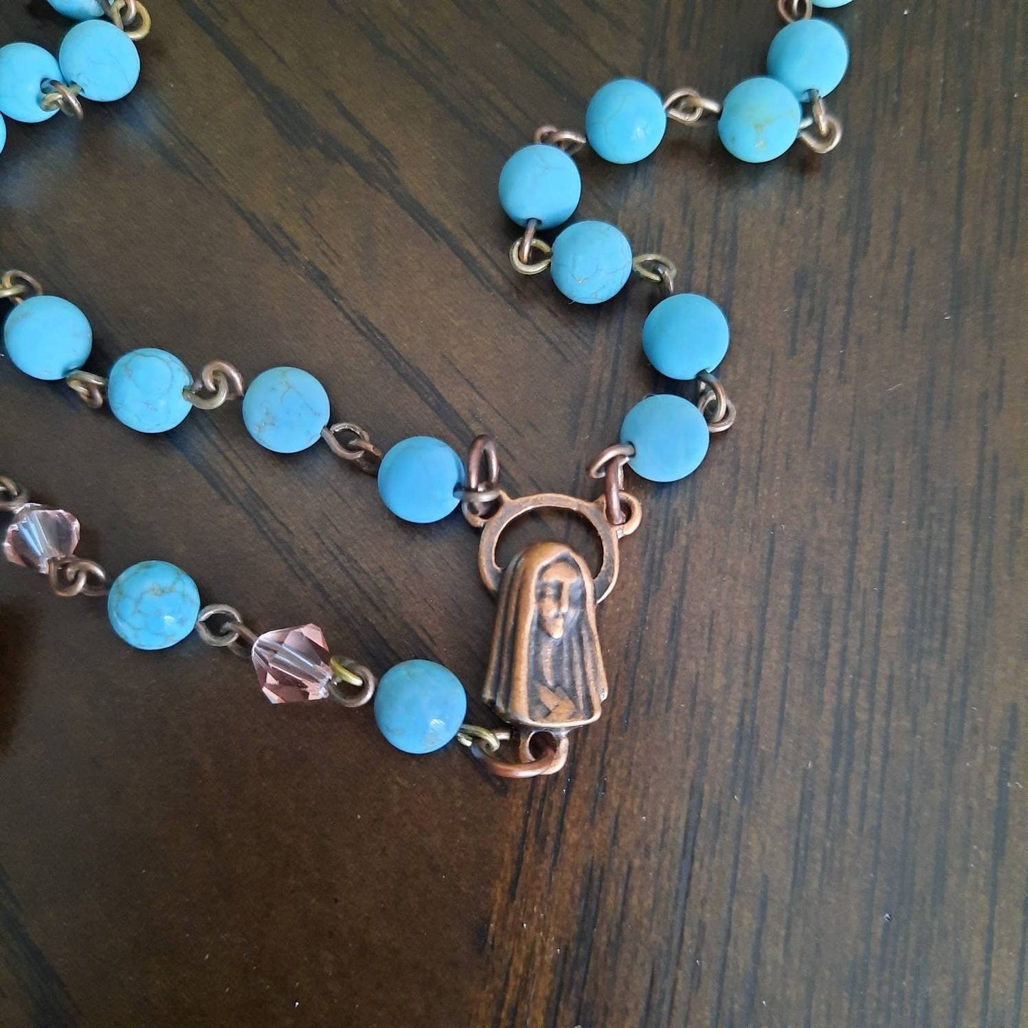 Turquoise And Rose Gold