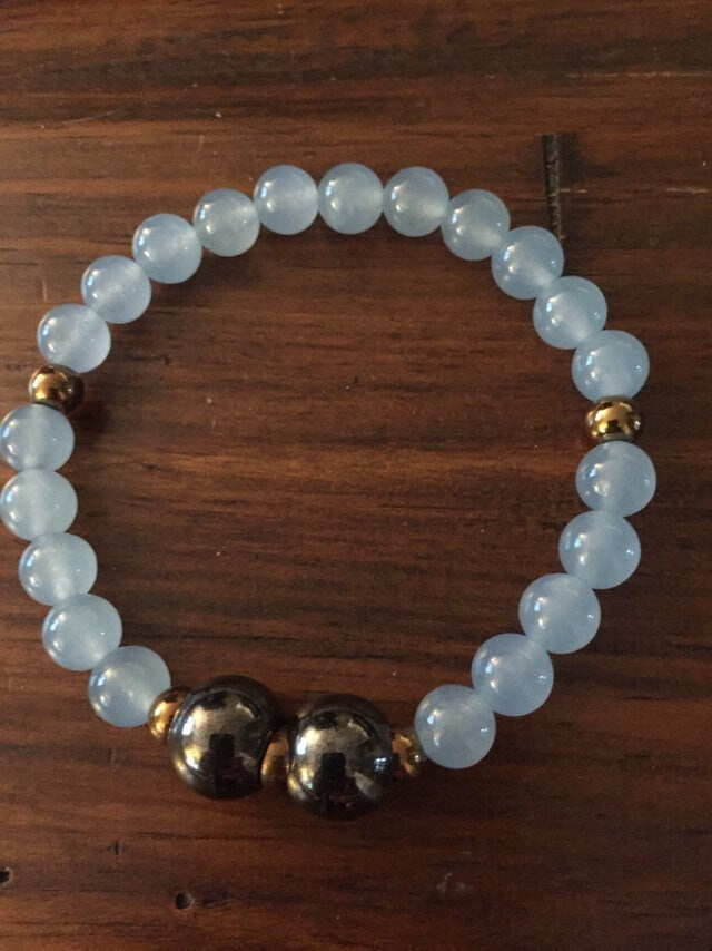 Blue Jade Men’s bracelet
