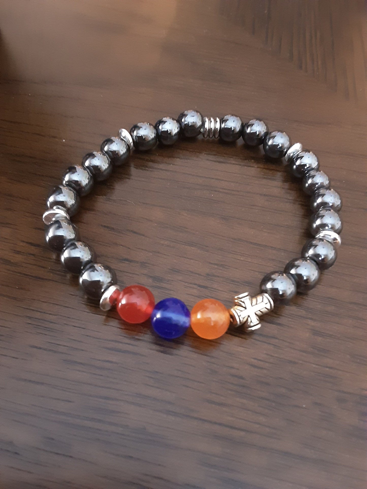 Hematite Gemstone Power Bracelet for Men