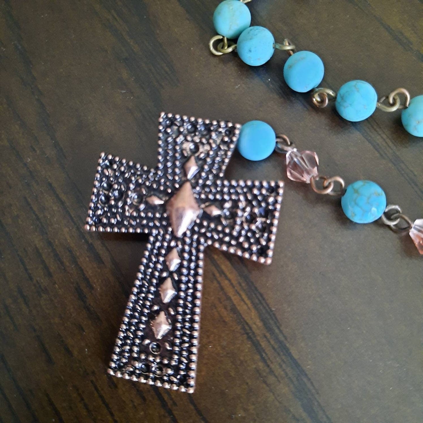 Turquoise And Rose Gold