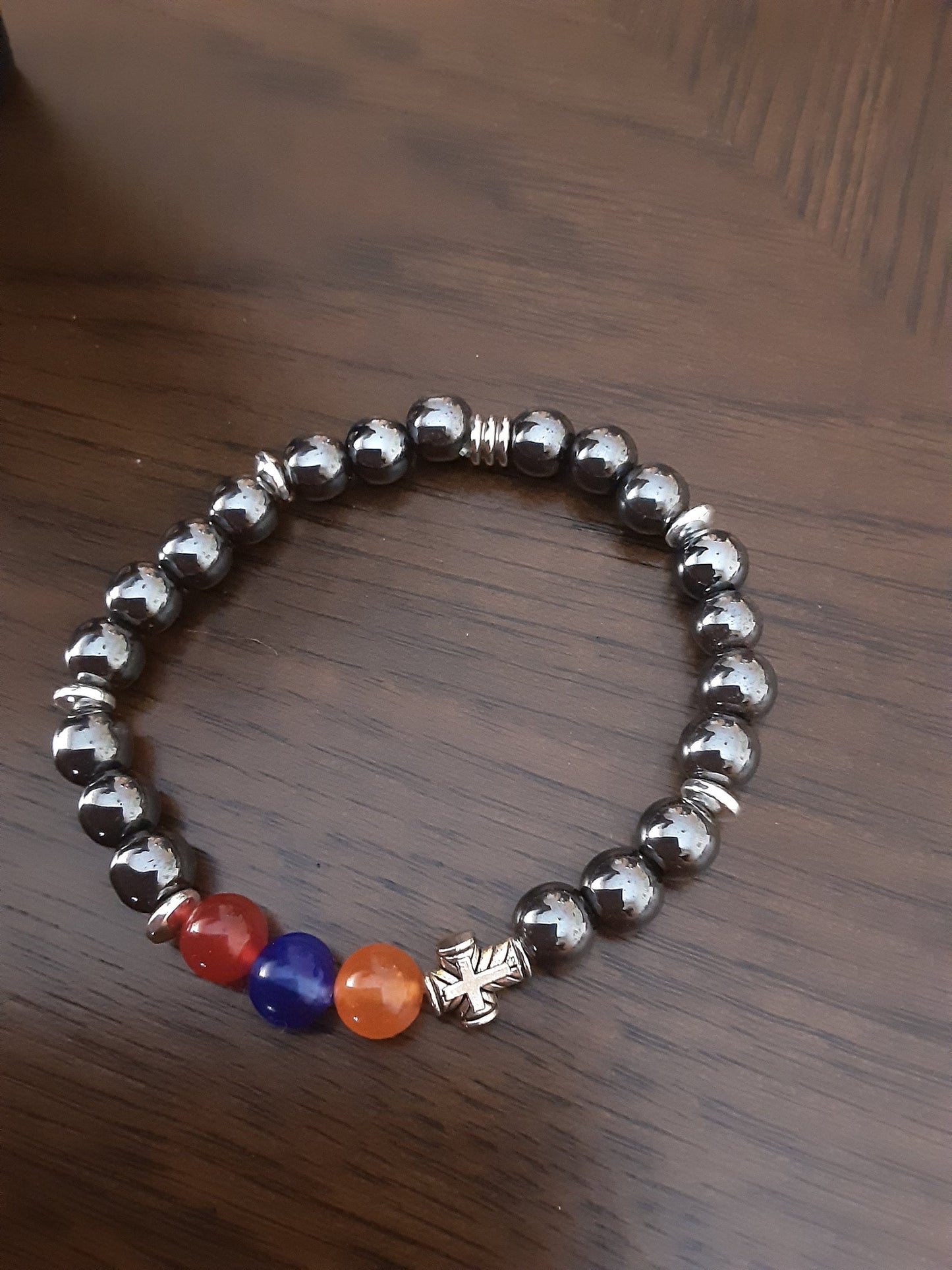 Hematite Gemstone Power Bracelet for Men