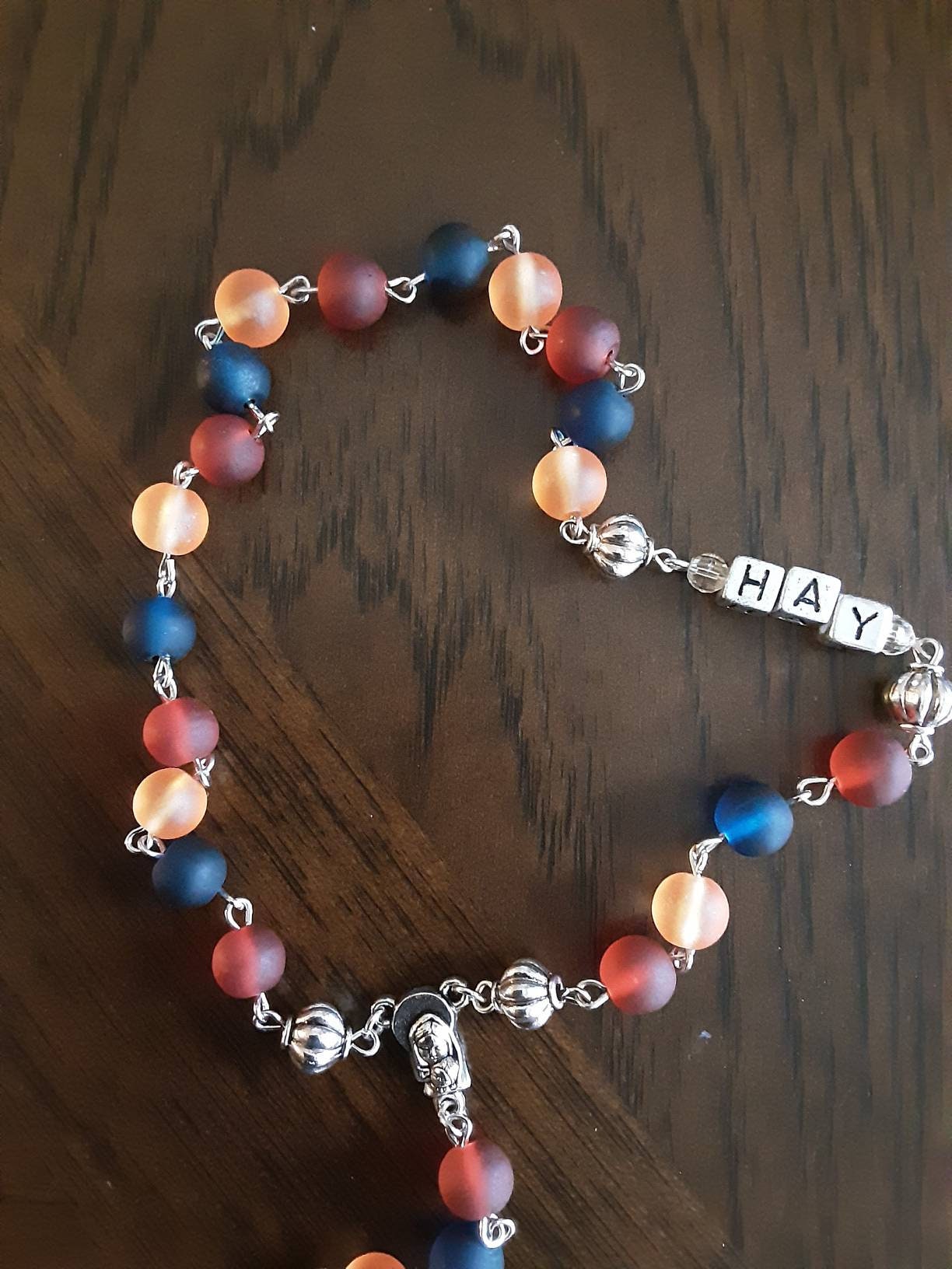 Frosted Glass Armenian Rosary