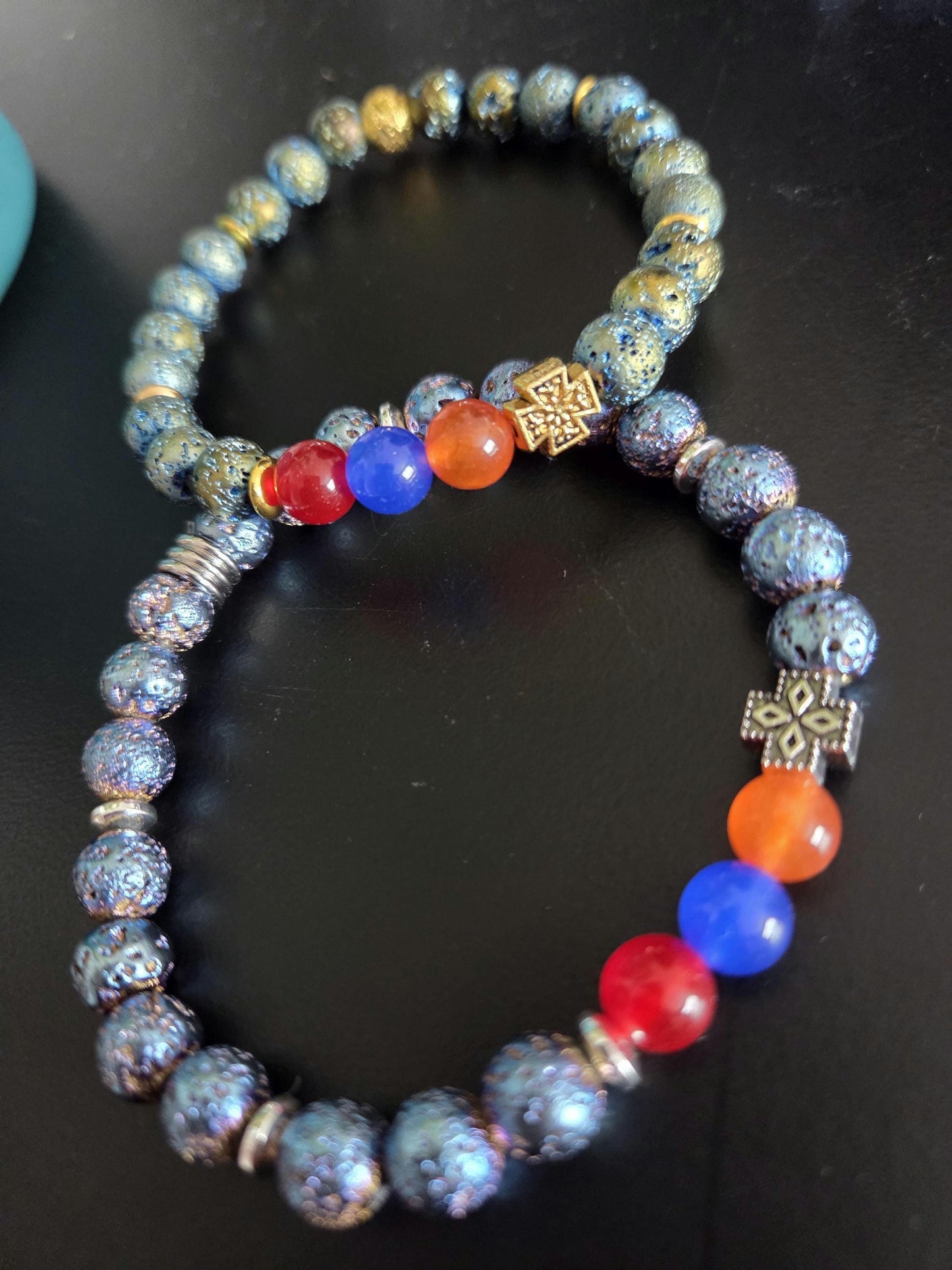 Lava Stone Armenian Bracelet