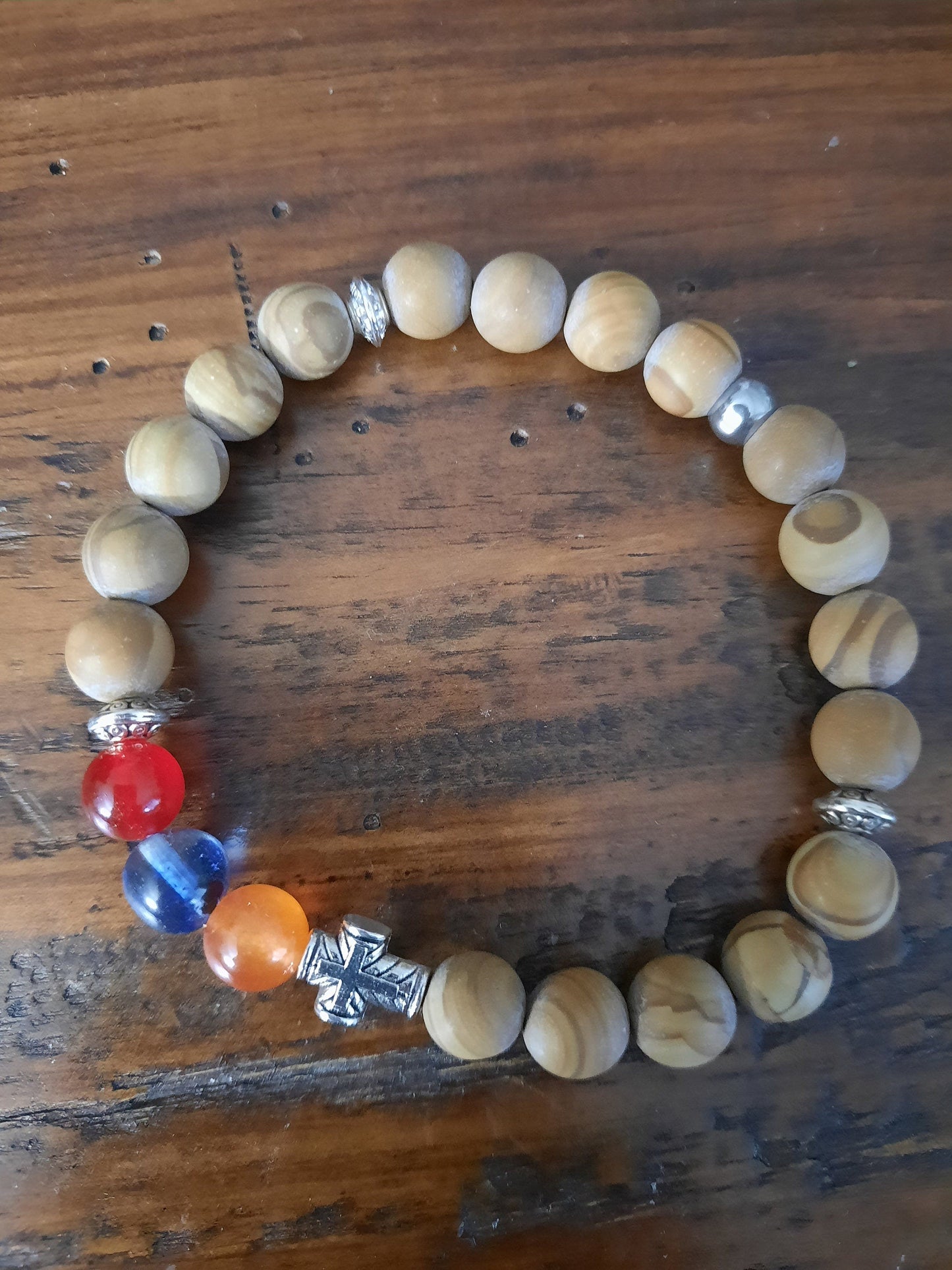 Woodlace Agate Armenian Bracelet