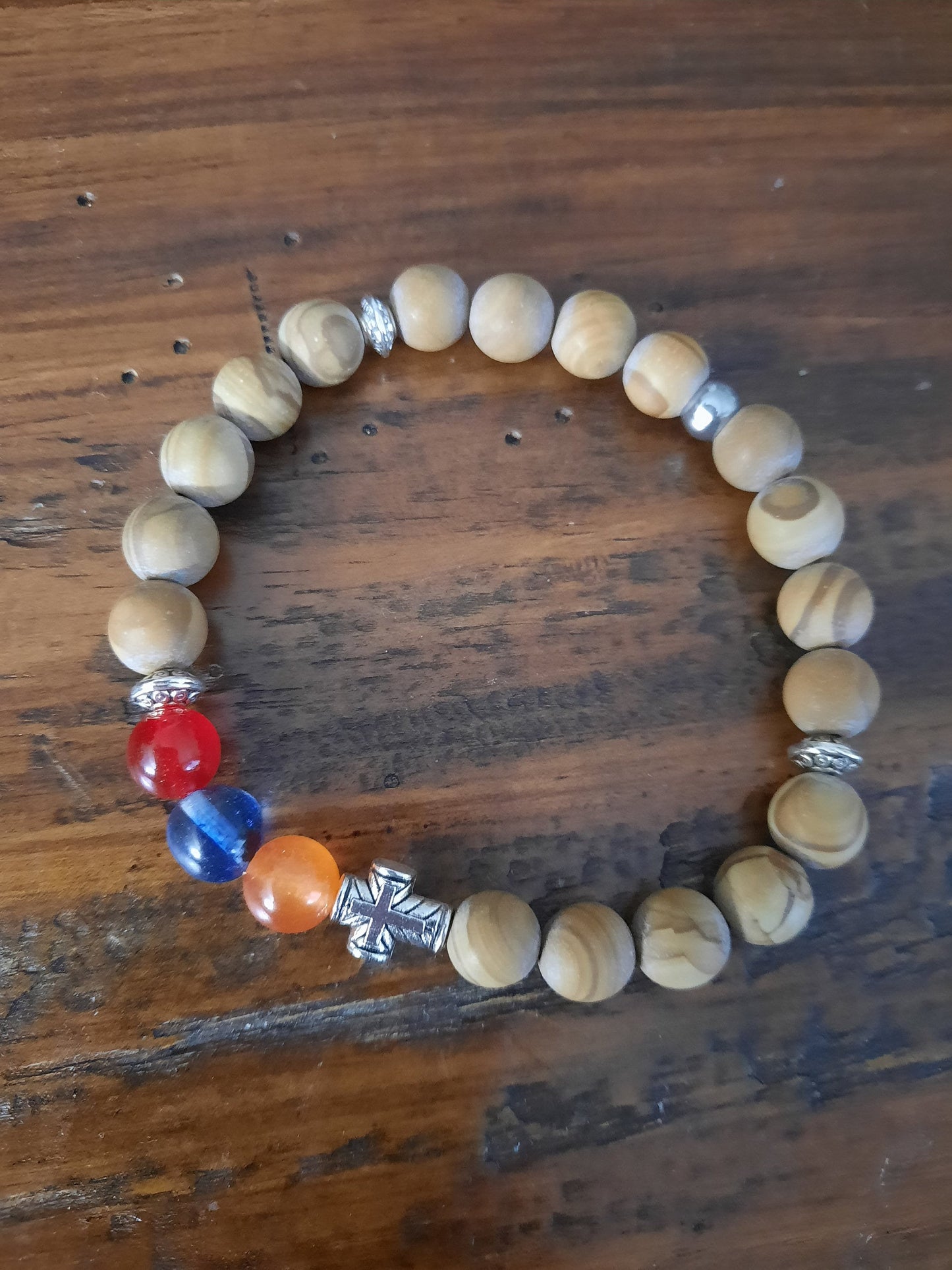 Woodlace Agate Armenian Bracelet