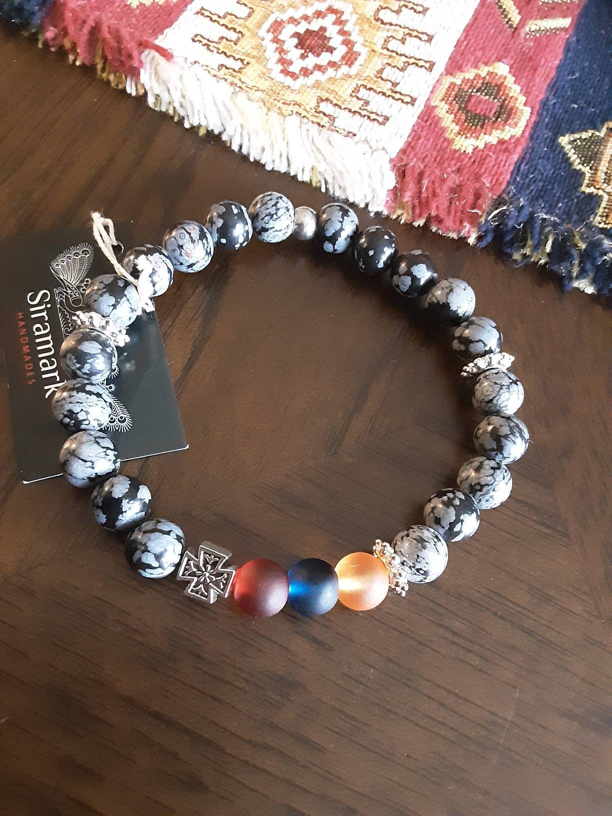 Obsidian Armenian Bracelet