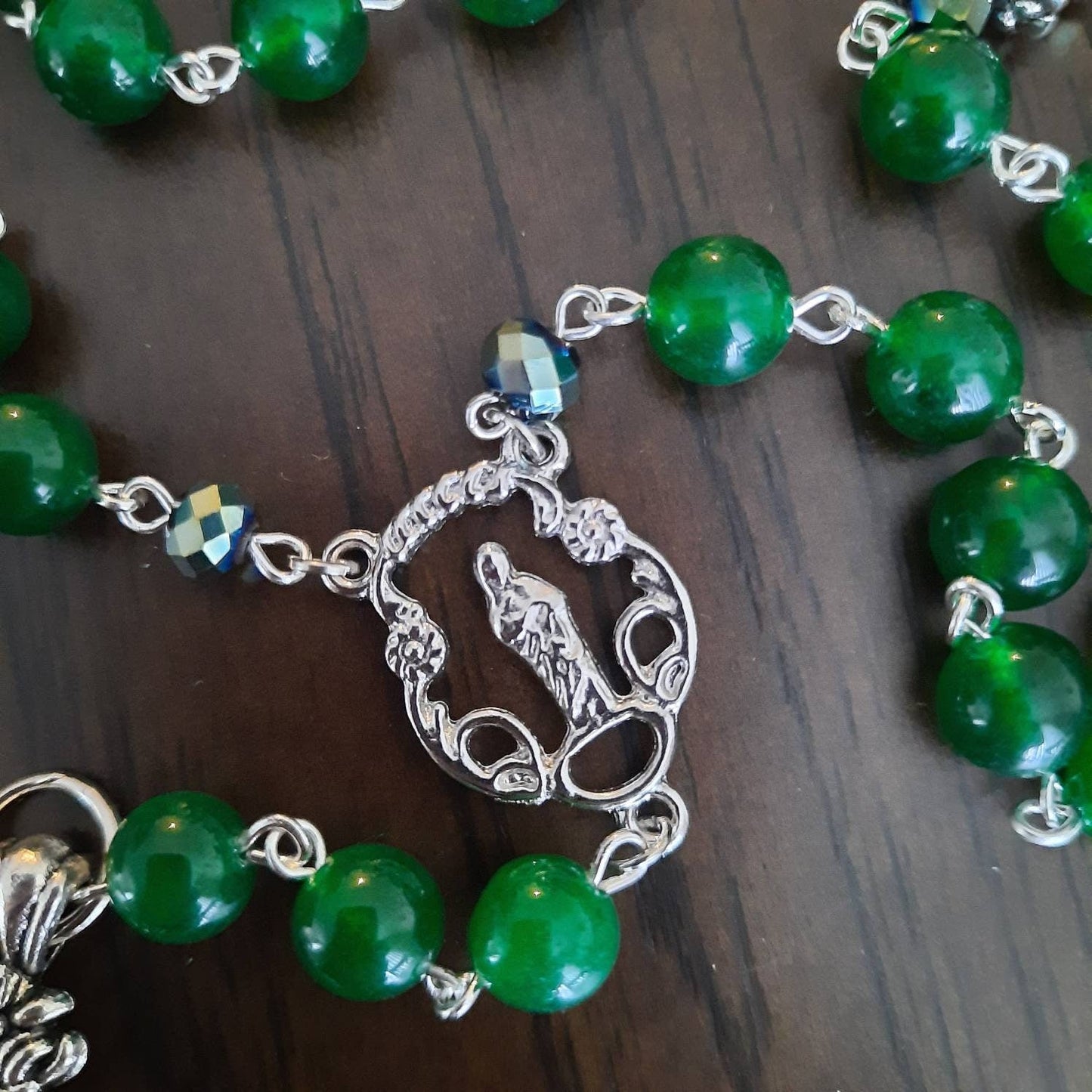 Green Jade Rosary