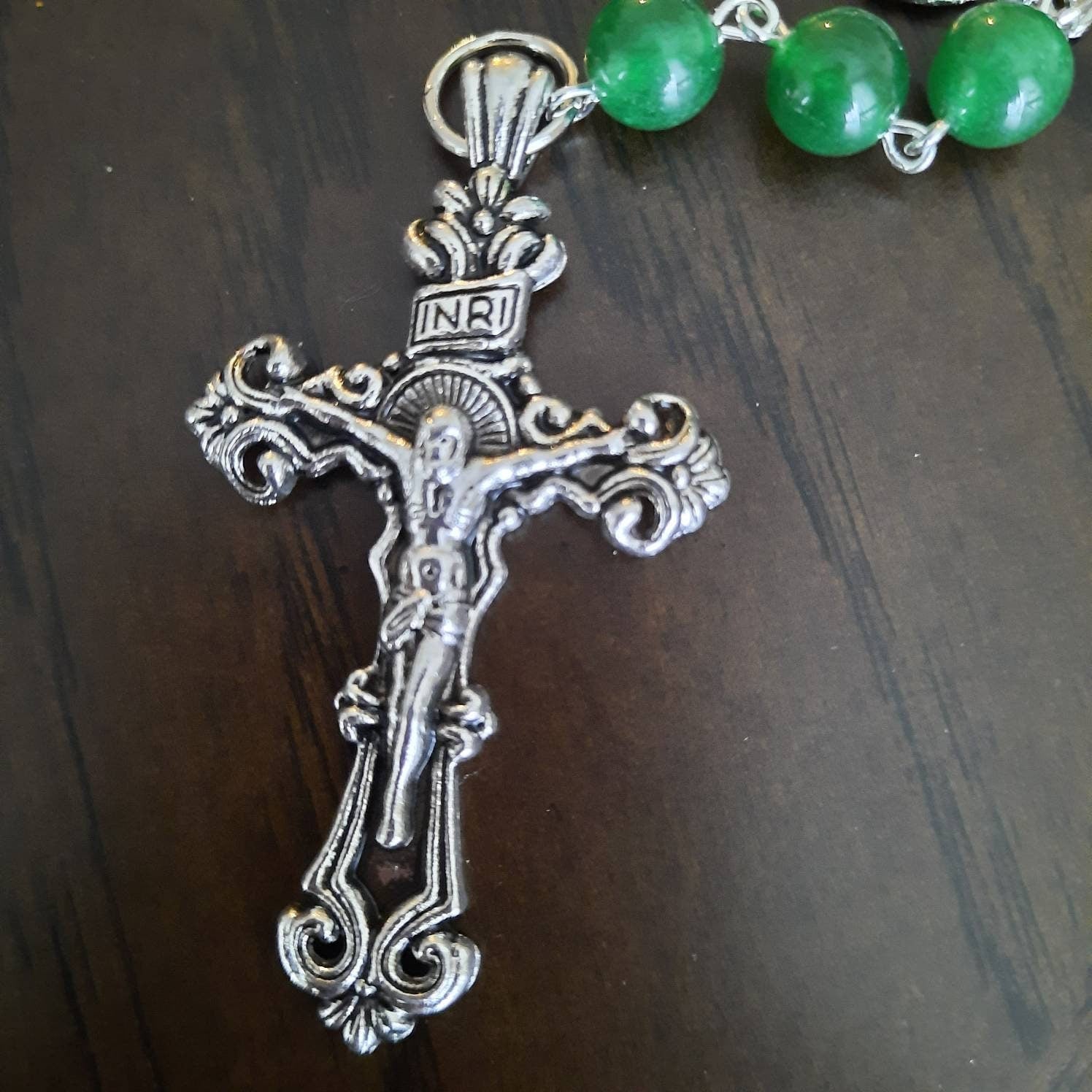 Green Jade Rosary