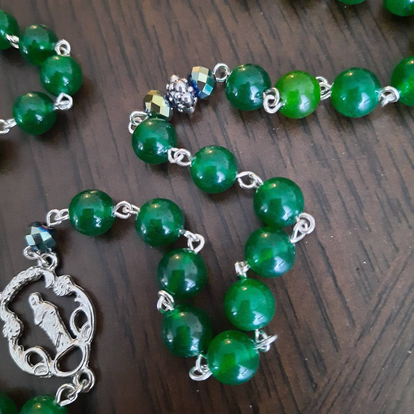 Green Jade Rosary