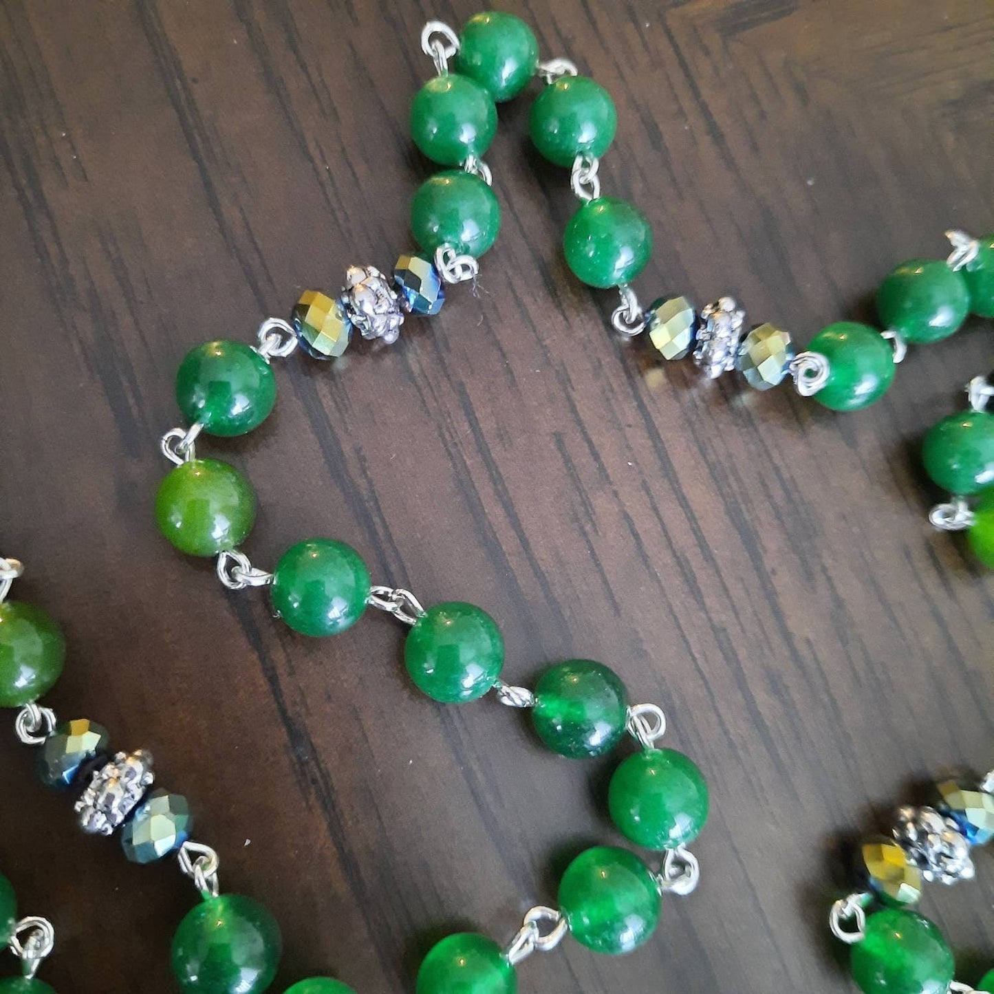 Green Jade Rosary